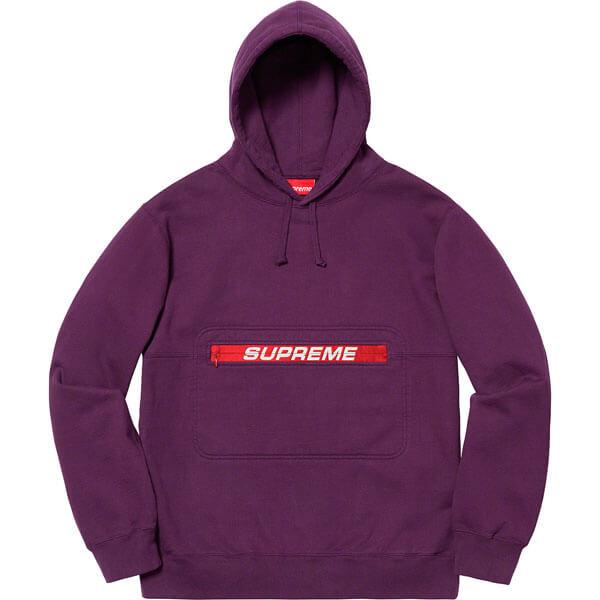 ★シュプリーム パーカー コピー Supreme 偽物★ SS19 Week 4 ★Zip Pouch Hooded Sweatshirt201116CC09